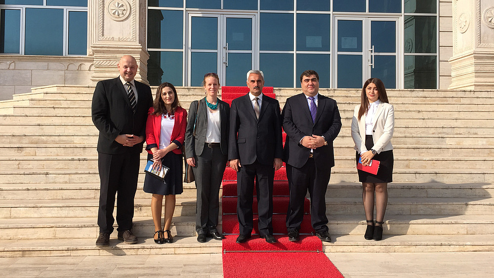 Visit to Nakhichevan with MAHARRAMOV SALEH HEYDAR OGHLU and Vice-Rector Talibov Seymur Vasif