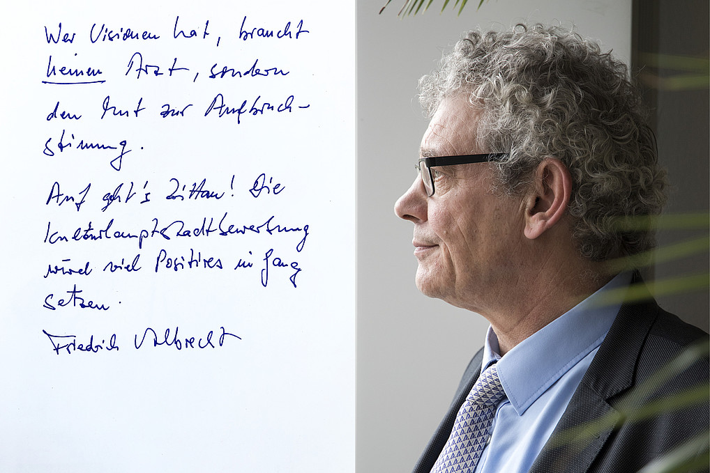 Professor Friedrich Albrecht, Rector of the Zittau/Görlitz University of Applied Sciences