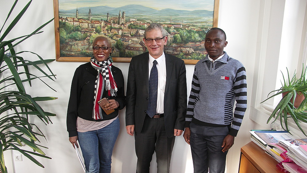 Neben der wissenschaftlichen Arbeit standen ein Besuch beim Rektor und beim Oberbürgermeister auf dem Programm und rundeten den Besuch in Zittau ab.