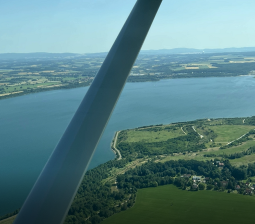View over Lake Berzdorf