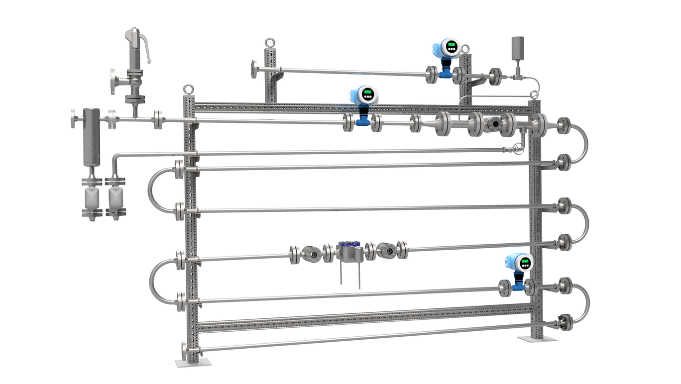 3D image of the design of the test stand