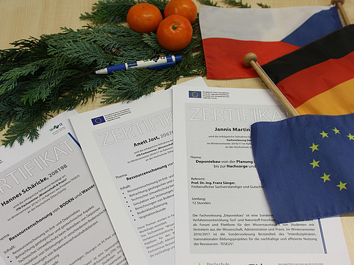 On December 20, certificates were awarded to HSZG students as part of the iTN seminar series "Science and Practice"