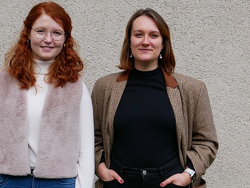 The contact persons in the D2C2 project at the HSZG, Lydia Laarz and Deborah Halang