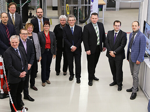 Executive committee of the CDU parliamentary group in the Saxon state parliament visits the university