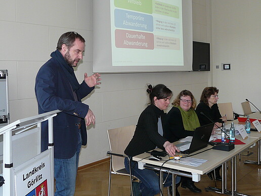 Presentation of the results on young people staying in the region