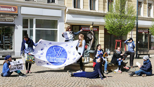 Zukunftsvisionen is a festival for contemporary art that is now taking place in Görlitz for the 11th time in a row