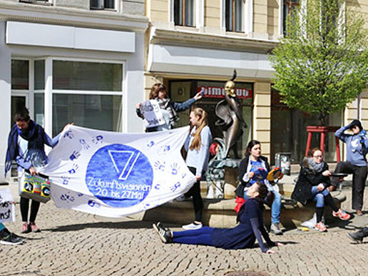 Zukunftsvisionen is a festival for contemporary art that is now taking place in Görlitz for the 11th time in a row