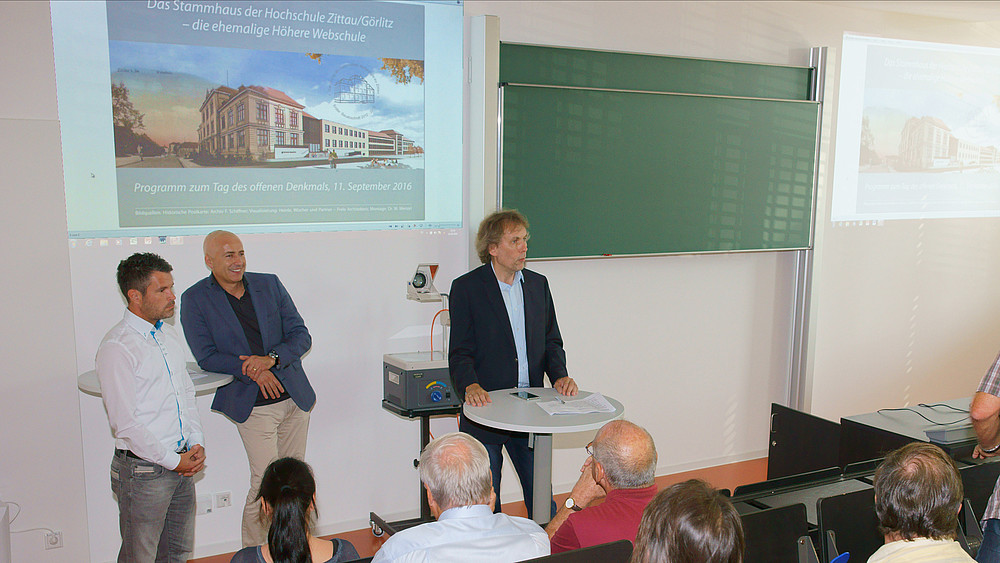 Haus ZI - The renovated main building of the HSZG presented itself to the interested public