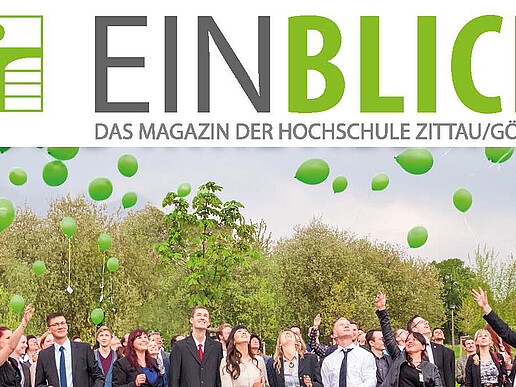 A new issue of the university magazine "Einblick" has been published