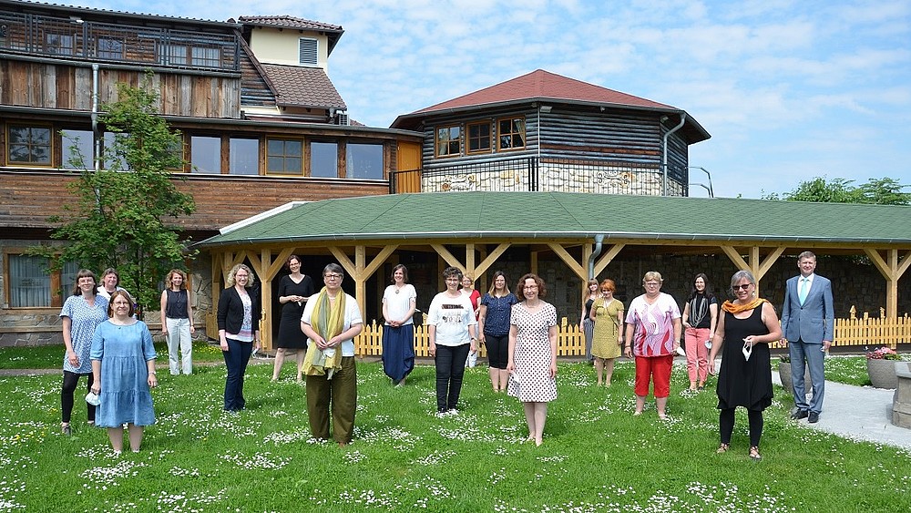 Photo of all those present at the 2nd alliance meeting