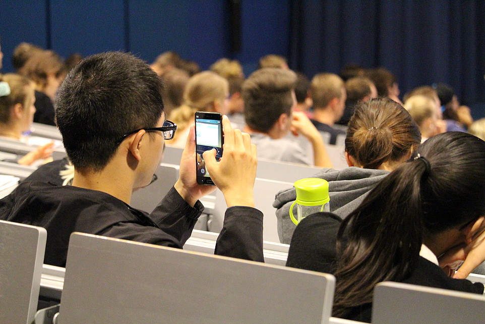 Students in the lecture hall
