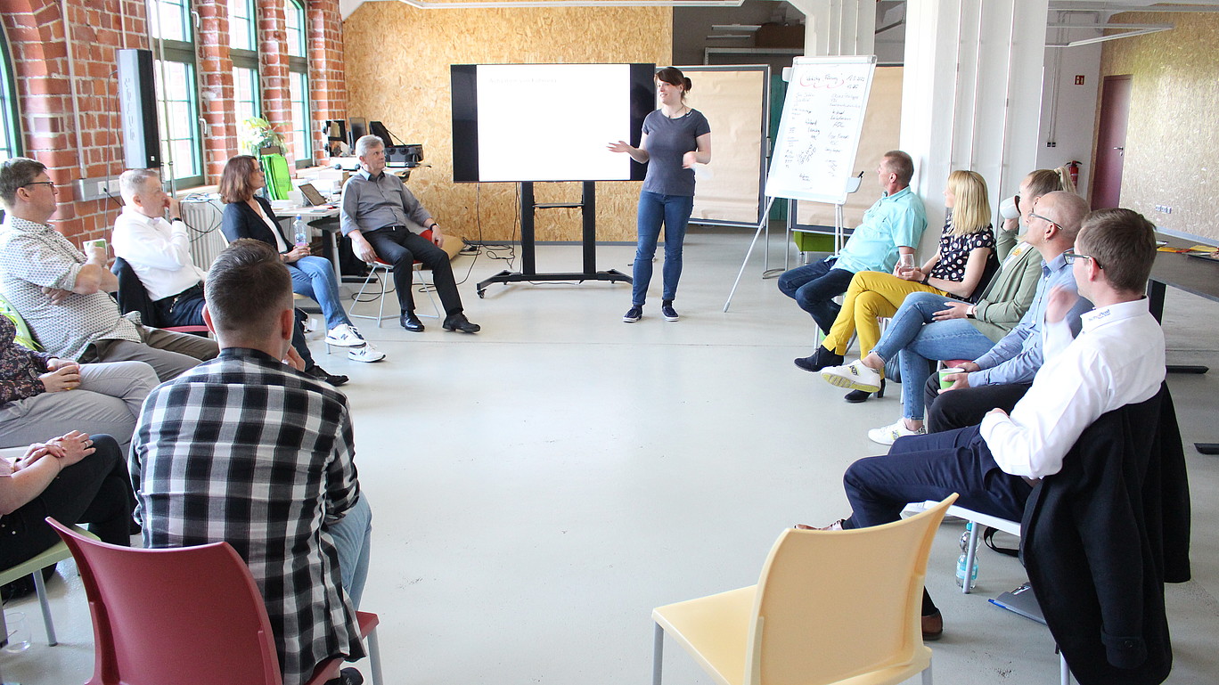 Participants in the training sit in the Celsiuz Co-Creation Lab.