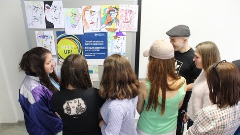 In May, eleven students and a lecturer from the Ukrainian University of Hlukhiv were guests at our university