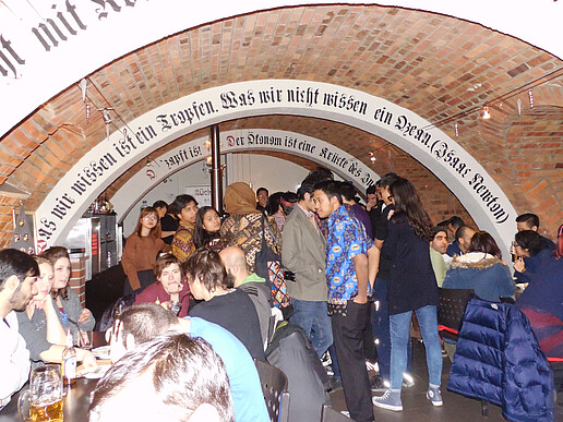 Over 100 students experienced a culinary and cultural Christmas trip around the world on December 16 at the DeziBar