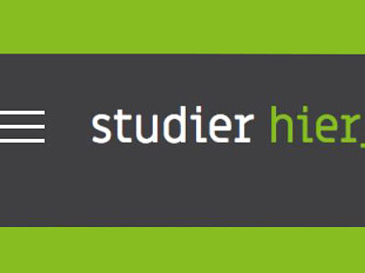 New landing page of the HSZG www.studier-hier.de