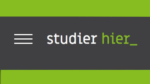 New landing page of the HSZG www.studier-hier.de