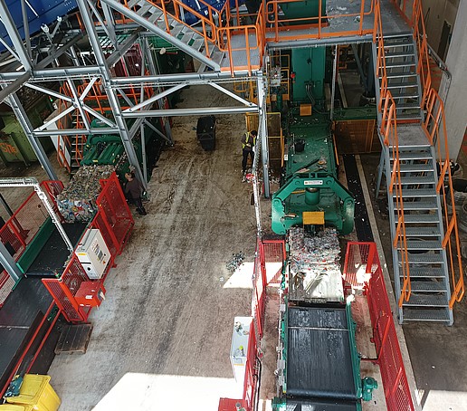 pressed bale - product for recycling
