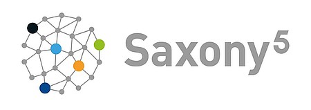 Logo und Schriftzug des Verbunds Saxony5