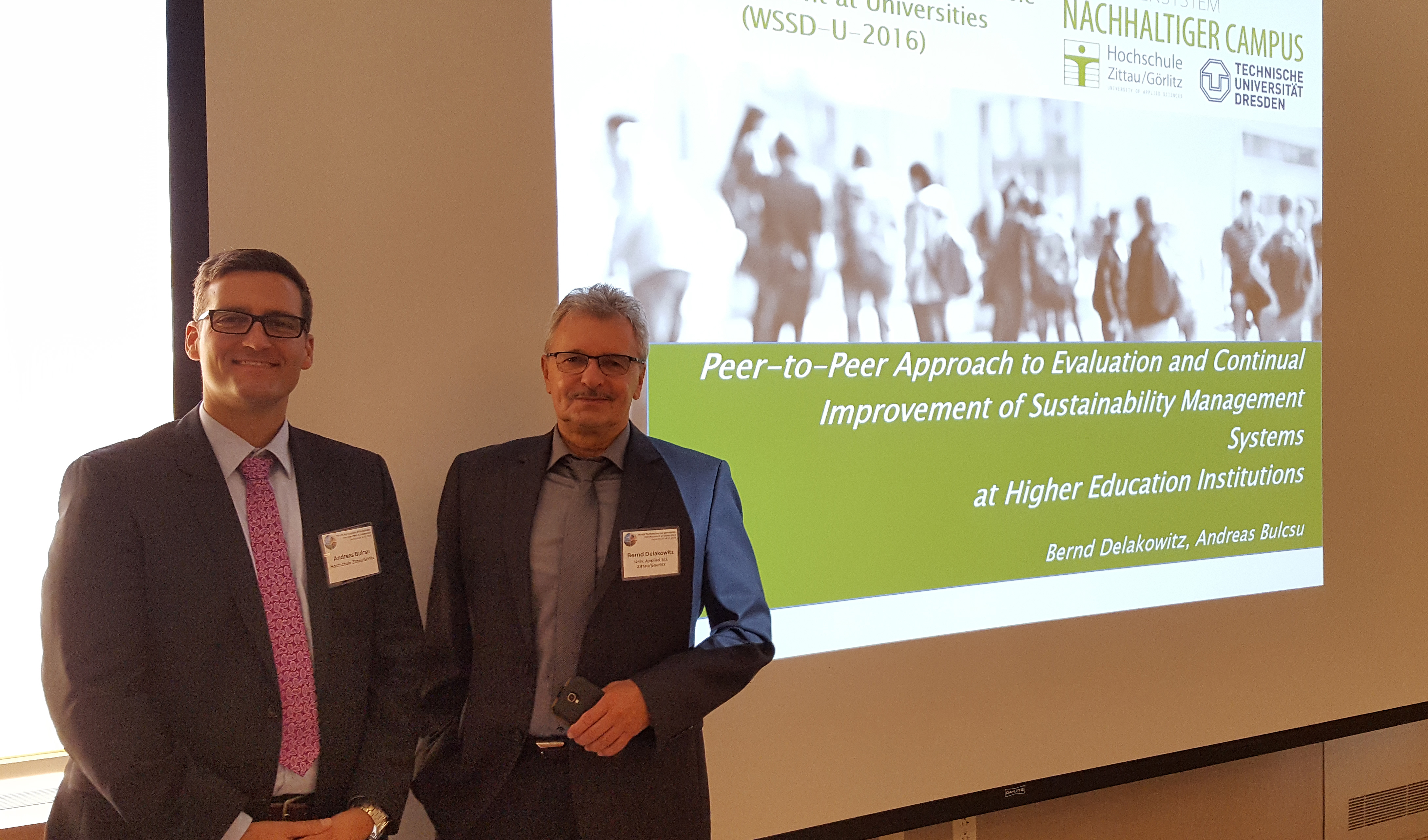 The "Sustainable Campus Modular System" project was presented at the Massachusetts Institute of Technology