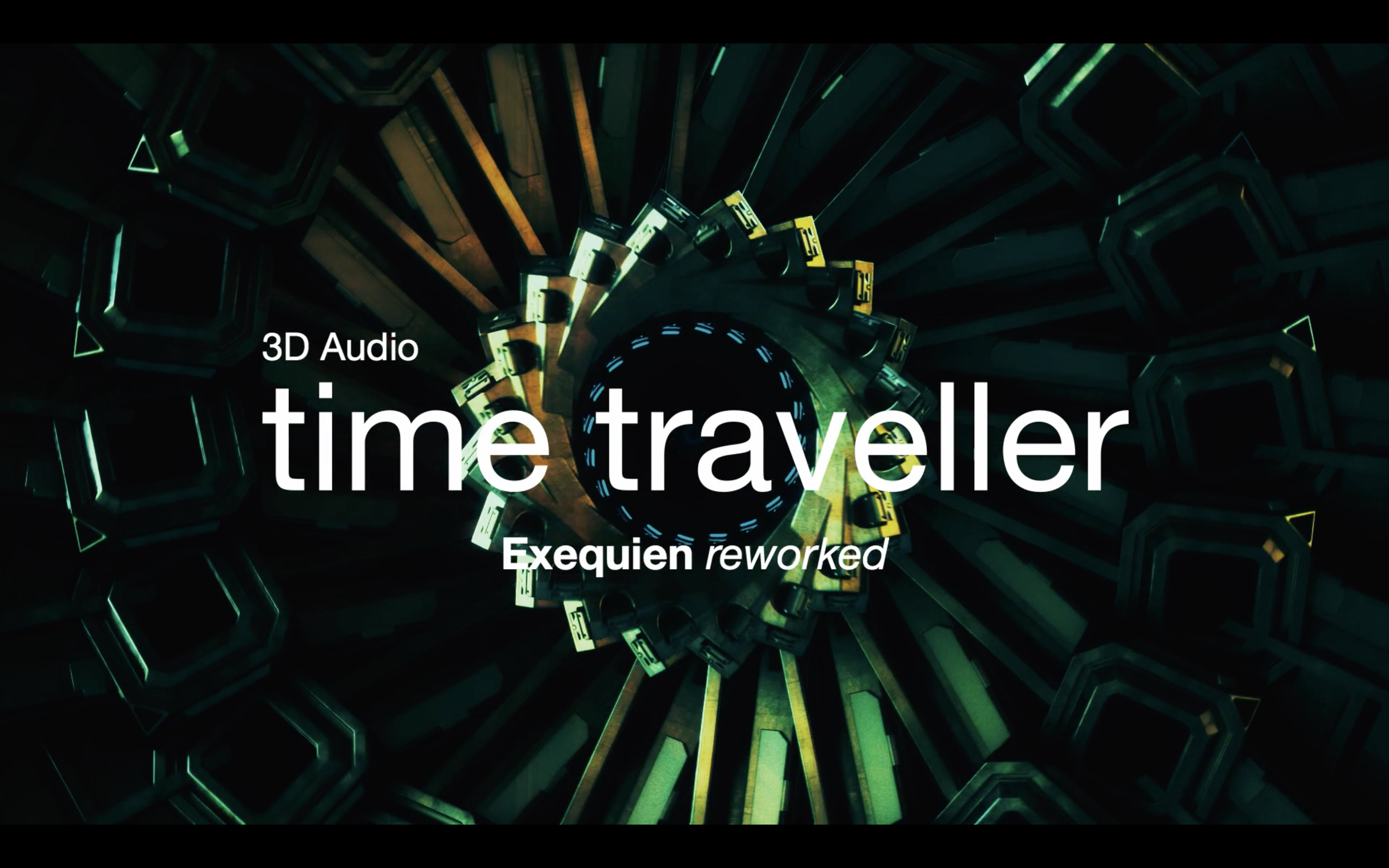 Symbolic image of the Coming and Going Festival: Kaleidoscope of spaces. 3D sound installation