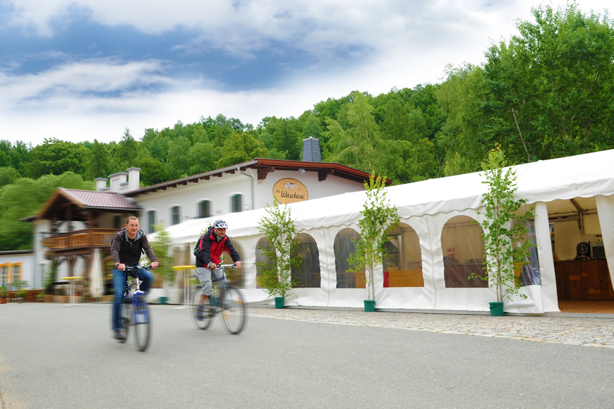 Diese Fahrradtour führt von Engemanns in Rosenthal auf dem Neißeradweg bis nach Hartau.