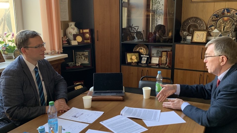 Prof. Igor Zhelbakov and Prof. Stefan Kornhuber